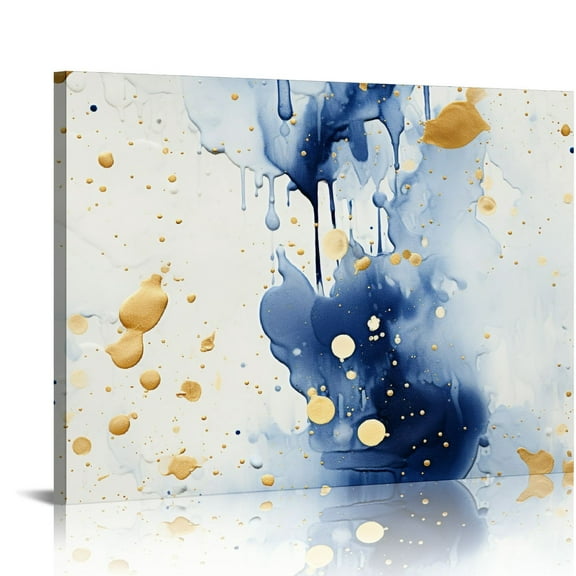 Nawypu DB02362 Abstract Wall Art Canvas Prints Painting Canvas Wall Art Blue Fantasy Colorful Graffiti Pictures for Living Room Bedroom Office Wall Decor Home Decoration
