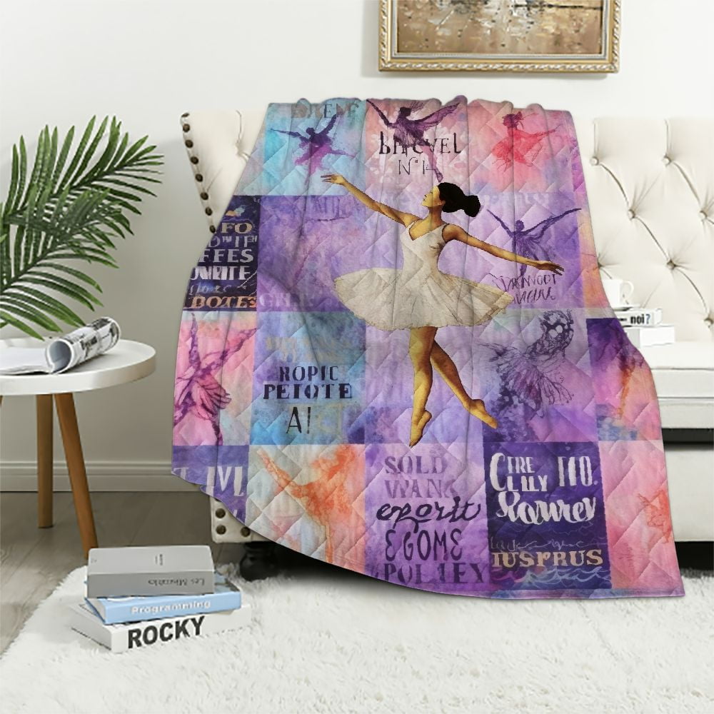 Nawypu Dancer Gifts Blanket Dance Gifts for Girls Ballet Gifts