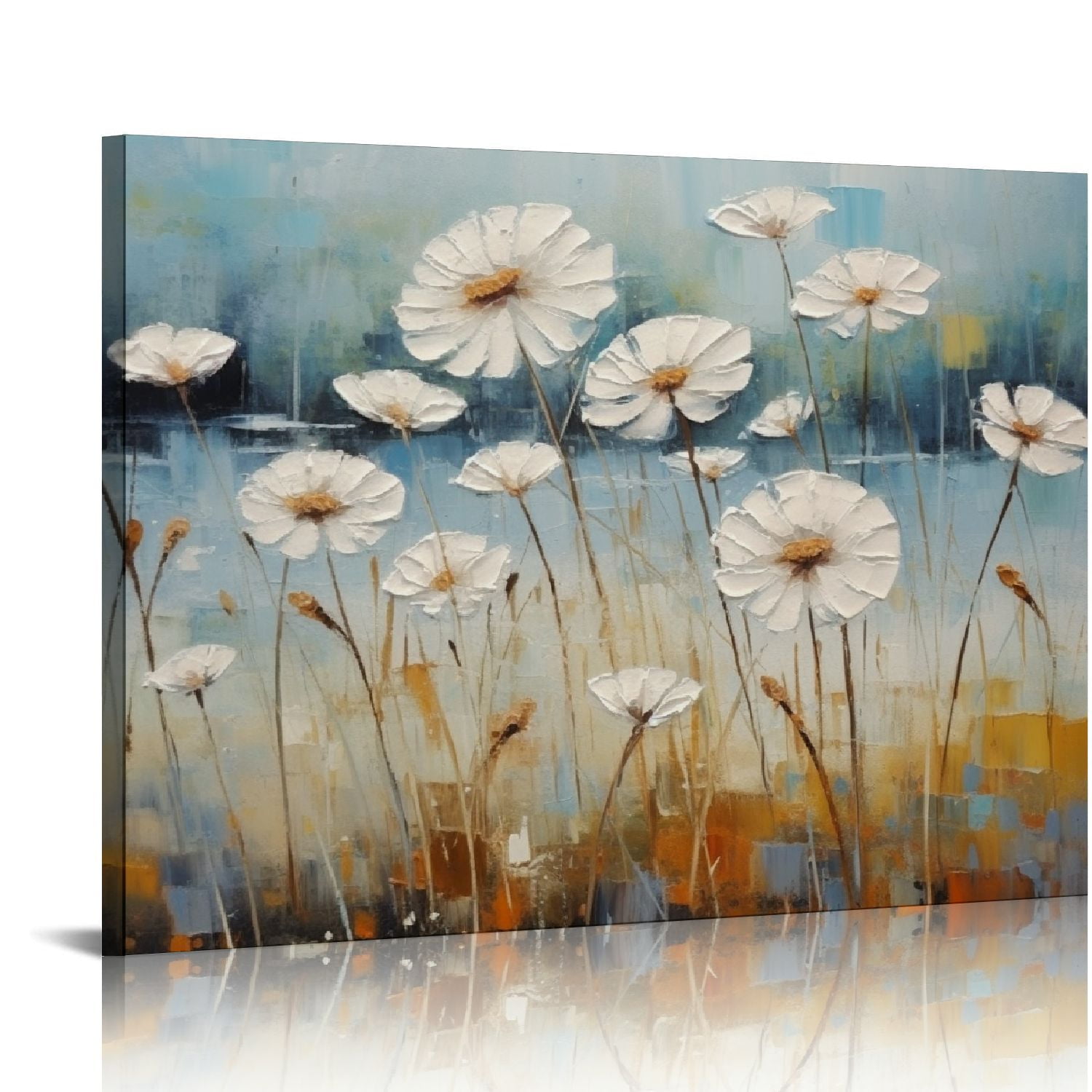 Nawypu Dandelions Wall Art, Dandelion Watercolor Print, Floral Wall Art