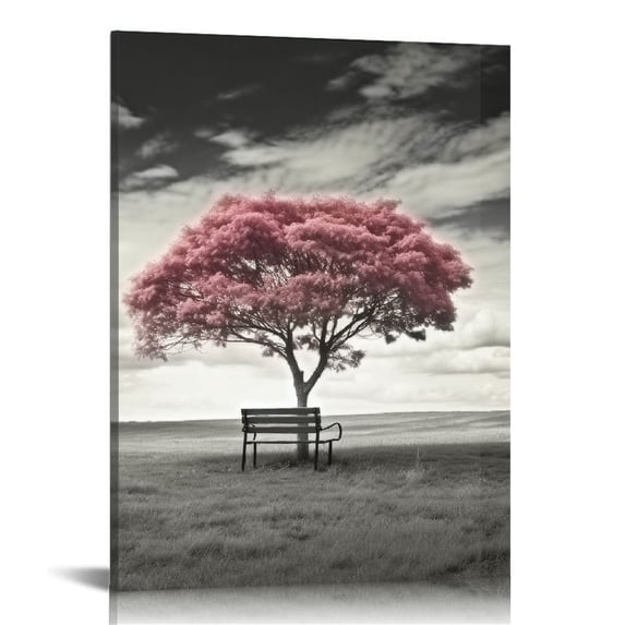 Nawypu Decor for Bedroom for Girls Pink Paris Theme Room Decor Wall Art Canvas Black and White Art Eiffel Tower Pictures Decorations Tower Paris Eiffel Tower Painting Framed