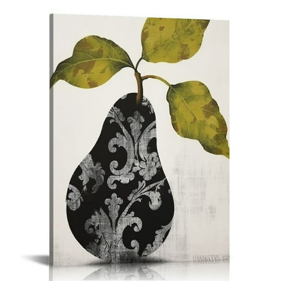 Nawypu Decorative Pear Canvas Wall Art