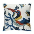 thumbnail image 1 of Nawypu  Decorative Throw Pillow Cover, Lucky Bird Boho Happy Knit Pattern Cushion Case for Sofa Couch Living Room Bedroom Outdoor (Blue Bird), 1 of 5