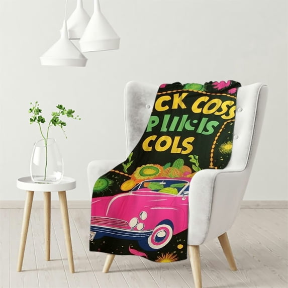 Nawypu Dill Pickle Gifts, Pickle Blanket for Women, Funny Pickle Lovers Gifts for Birthday Christmas, Food Vegetarian Pickles Themed Flannel Throw Blanket Just AGirl Who Loves Pickles " A003