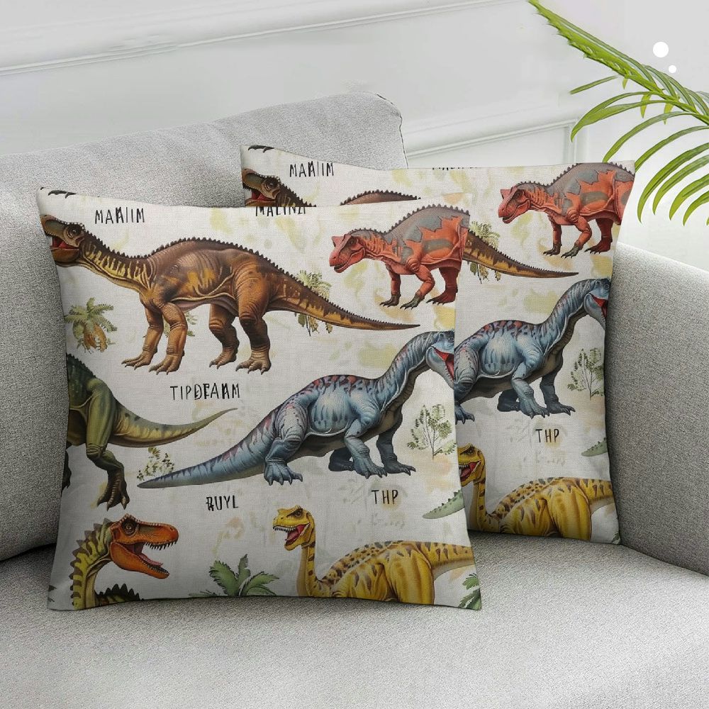 Nawypu Dinosaur Pillow Covers 2pcs, Dinosaur Pillow Case, Dinosaur Room