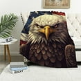 thumbnail image 1 of Nawypu Eagle Blanket Gift for Boys Girls Soft Warm Flannel Gifts for Men Women Adult Cozy Lightweight Throw Blankets for Couch Sofa Bedroom, 1 of 6