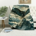 thumbnail image 1 of Nawypu Eagle Blanket Gifts for Women and Men Soft Warm Lightweight Cozy American Flying Eagles Animal Throw Blankets for Bed Living Room Couch Sofa Birthday Decor, 1 of 6