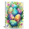 thumbnail image 1 of Awypu Easter Egg Wall Art Colorful egg picture wall decoration Happy Easter Wall decoration canvas print painting artwork Family living Room Bedroom Bathroom decoration, 1 of 5