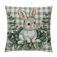 thumbnail image 1 of Nawypu  Easter Pillow Covers,Buffalo Plaid Bunny Happy Easter Throw Pillow Covers for Couch Sofa Bed Living Room Spring Decor, 1 of 5
