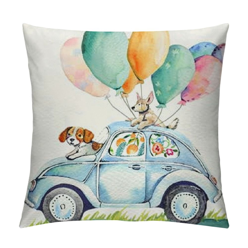 JEUXUS Easter Pillow Covers Easter Decorations For Farmhouse Spring Home Decor Decorative Throw Pillows Buffalo Plaid Gnome Rabbit Bunny Eggs Cover