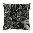 thumbnail image 1 of Nawypu Encouragement Gifts,Inspirational Quotes Throw Pillows Cover.You are Brave,You are Smart Throw Pillows Covers,Encouragement Gifts for Women Kid Girls，Mental Health Gifts (Black), 1 of 5