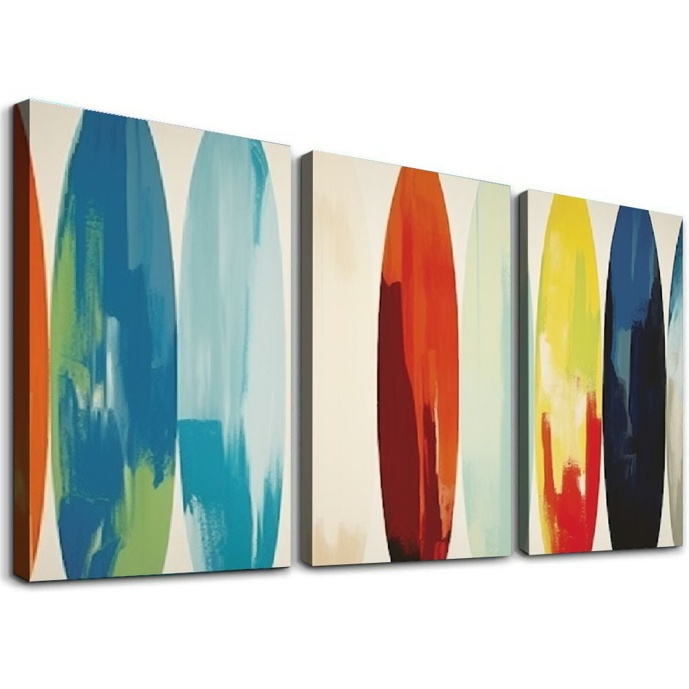 Nawypu Even Flow Canvas Wall Decor by Artist Randy Hibberd for Living