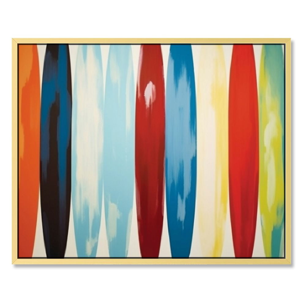 Nawypu Even Flow Canvas Wall Decor by Artist Randy Hibberd for Living