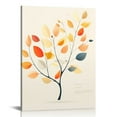 thumbnail image 1 of Nawypu Fall Maple Leaves Wall Art Autumn Orange and Yellow Maple Leaves Aesthetic Canvas Wall Art Plant Leaves Wall Art Decor for Living Room Bedroom Bathroom Office Home Framed, 1 of 4