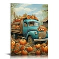 thumbnail image 1 of Nawypu Fall Wall Art Thanksgiving Wall Decor Thanksgiving Canvas Poster Painting Harvest Print Framed Rustic Harvest Artwork Home Living Room Kitchen Decor, 1 of 4