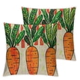 thumbnail image 1 of Nawypu Farmhouse Easter Home Decor Pillow Covers Spring Easter Bunny Carrot Decorative Throw Pillows Vintage Easter Outdoor Porch Decor Pillows &nbsp;2pc, 1 of 6