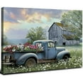 thumbnail image 1 of Nawypu Farmhouse Old Truck 20" x 16" Canvas Art Prints, 1 of 6