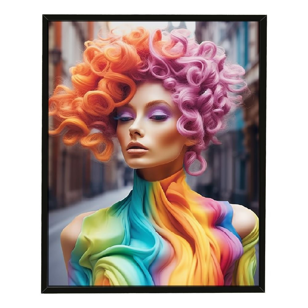 Nawypu Fashion Hair Salon Decor Poster wall posters Wall Art Living ...