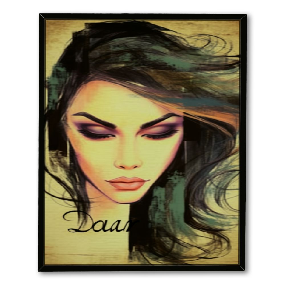 Nawypu Fashion Makeup Wall Decor Hair Salon Wall Art Canvas Prints ...