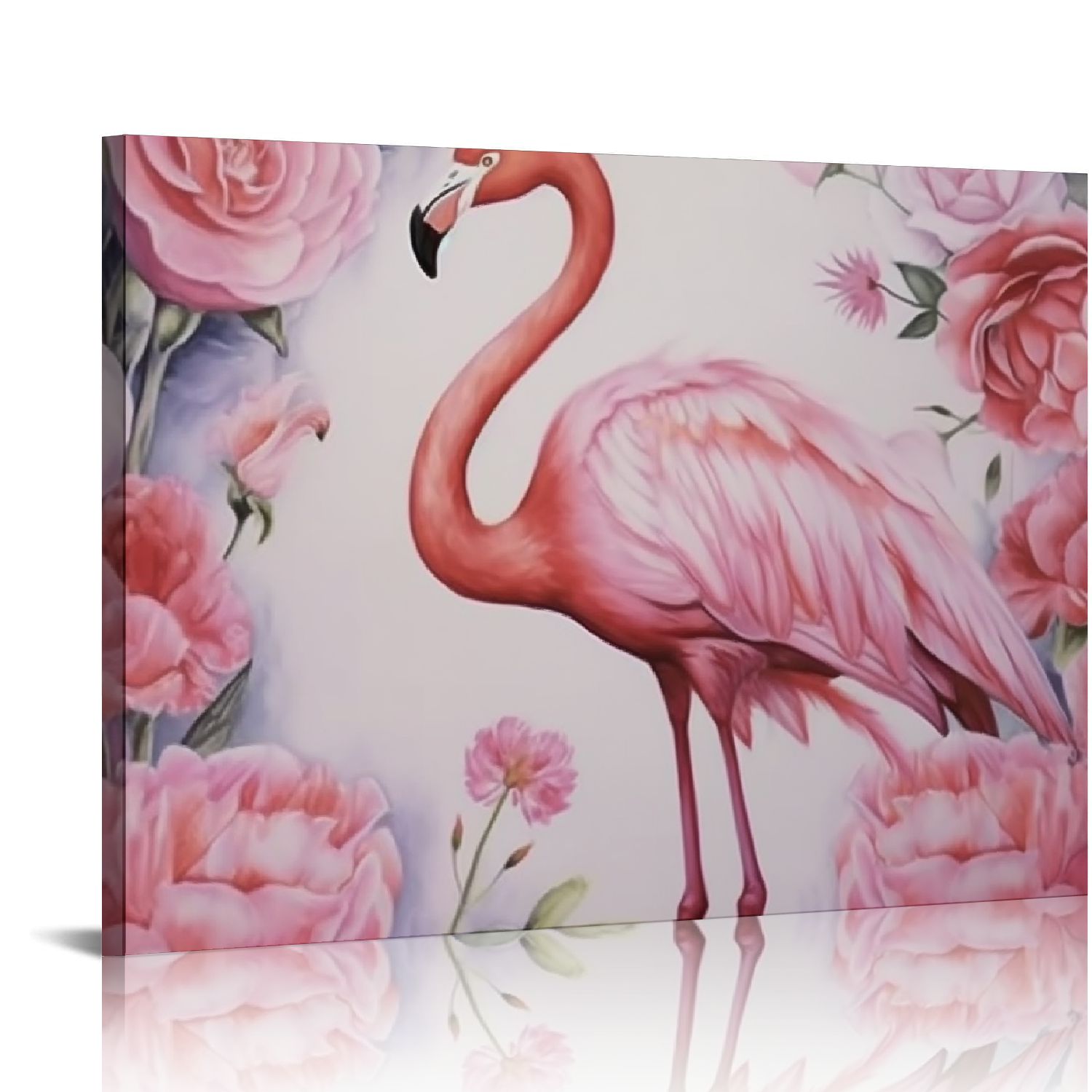 Nawypu Flamingo Bathroom Decor Wall Art Flamingo Wall Decor Flamingo ...