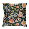 thumbnail image 1 of WERPE Floral Botanical Print Pillow Covers Vintage Decorative Lumbar Throw Pillow Cases Outdoor Farmhouse Decor for Sofa Couch Bed, 1 of 5