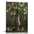 thumbnail image 1 of Nawypu Flower Photography Art Decoration - still Life with Lily of The Valley Picture Decoration Poster - H Canvas Painting Posters And Prints Wall Art Pictures for Living Room Bedroom Decor, 1 of 5