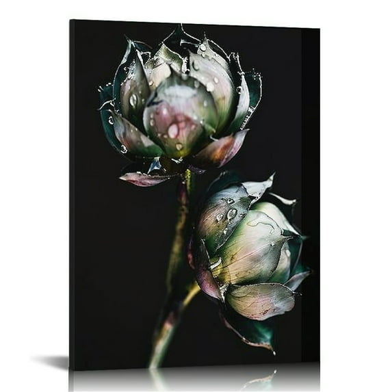 Nawypu Food Poster and Print Pineaplle Artichoke Eggs Vegetable Canvas Painting Wall Art Picture Kitchen Dining Room Restaurant Decor