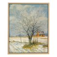thumbnail image 1 of Nawypu  Framed Art The Pink Peach Tree Canvas Prints Wall Art by Van Gogh Famous Oil Paintings Reproduction Landscapes Modern Gallery Wrapped Artwork for Bedroom Bathroom Home Decoration, 1 of 4