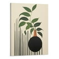 thumbnail image 1 of Nawypu Framed Boho Wall Art, Mid Century Modern Decor 16" x 20", Minimalist Black Beige Neutral Abstract Geometric Wall Decor Canvas Prints Ready To Hang for Bedroom Living Room, 1 of 3