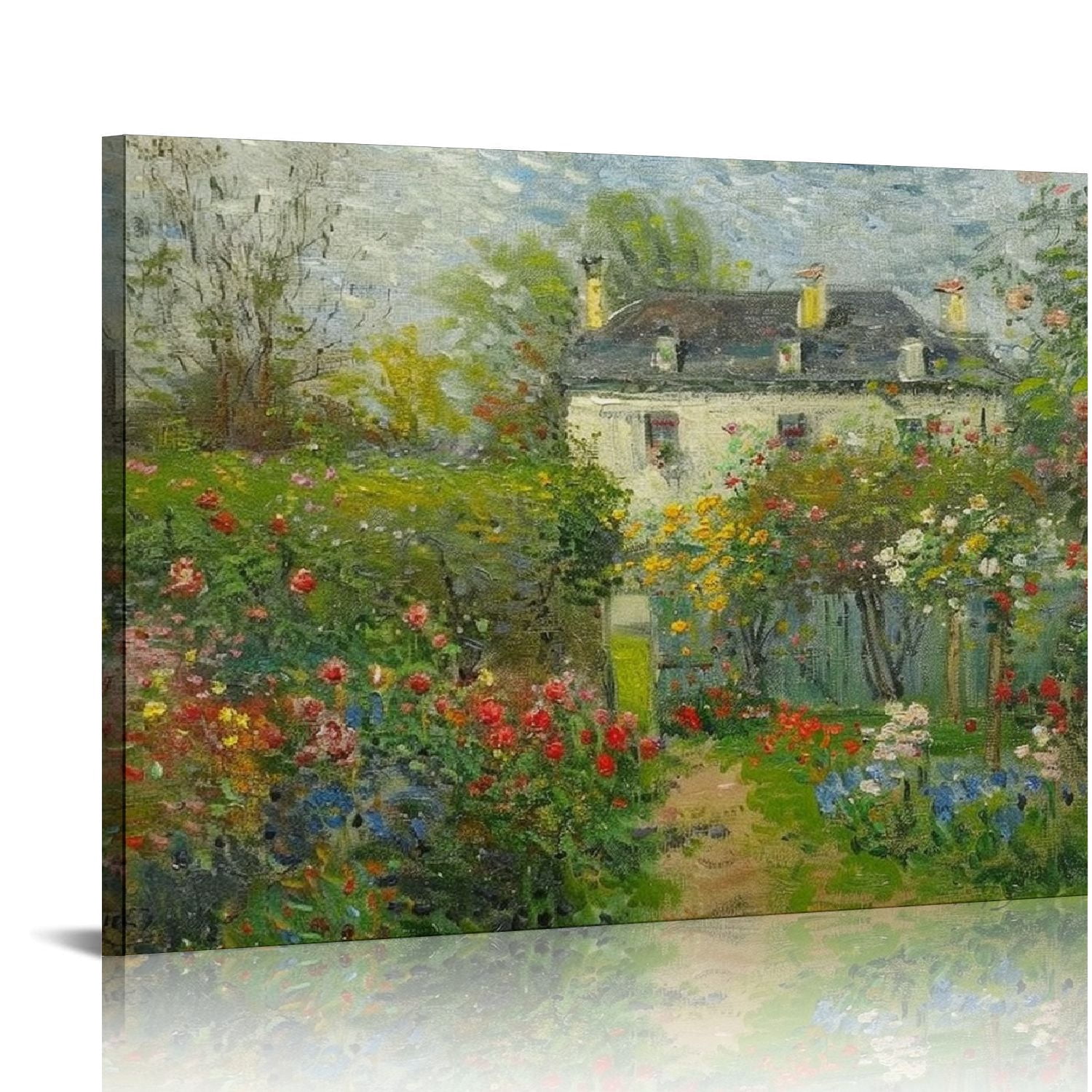 Framed Wall Art Vintage Rustic Decor