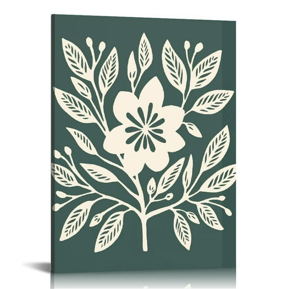 Nawypu Framed Flower Market Poster Decor Set of 6 Minimalist Line Wall Art Prints with WOODEN FRAM INSIDE Botanical Poster Vintage Canvas Print Colorful Floral Wall Decor