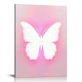 thumbnail image 1 of Nawypu  Framed Pink Gradient Aura Angel Numbers Canvas Wall Art Aesthetic Spiritual Wall Decor Pictures Trendy Posters for Living Room Bedroom Ready to Hang, 1 of 4