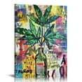 thumbnail image 1 of Nawypu Framed Set of  Fashion Modern Graffiti Wall Art Colorful Street Art Canvas Painting - Perfume Bottle Posters Banksy Colorful Print Pop Art Pictures - Wall Decor -, 1 of 5