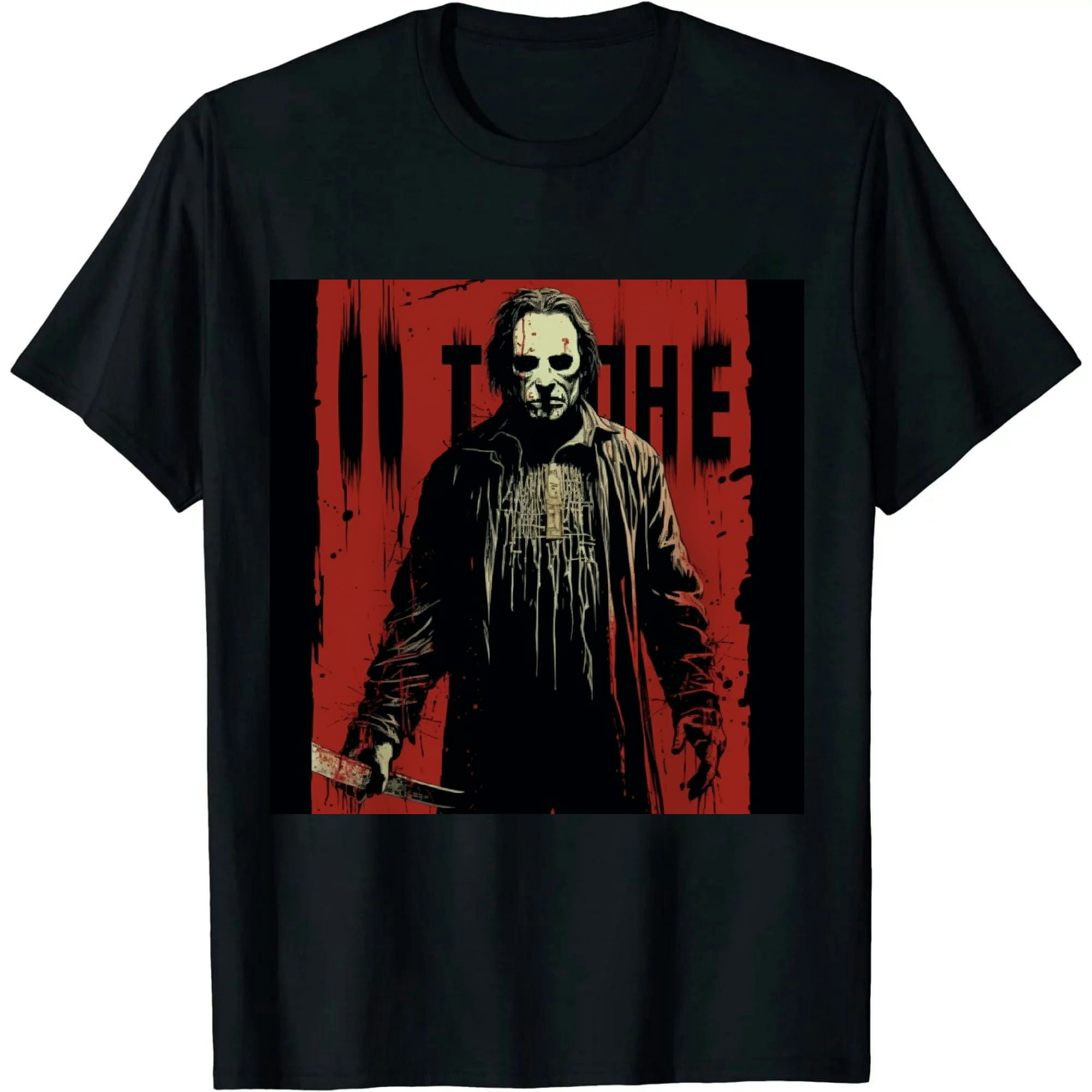 Nawypu Friday the 13th Jason Drip T-Shirt - Walmart.com