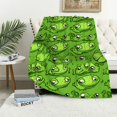 thumbnail image 1 of Nawypu  Frog Blanket Flannel Throw Blanket Kawaii Stuff for Bed Couch Sofa Chair, 1 of 6