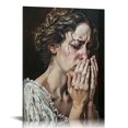 thumbnail image 1 of NJEUXUS Funny Bathroom Canvas Wall Art Oil Painting Poster Toilet Picture Print Humor Scent Art Wall Decor Bathroom Apartment Aesthetic Gift, 1 of 5