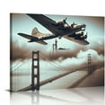 thumbnail image 1 of Nawypu  Funny Wall Art For Living Room - B-17 Flying Fortress Air Force Fighter Military Bomber Plane : Canvas Prints Art For Dinning Room, 1 of 6