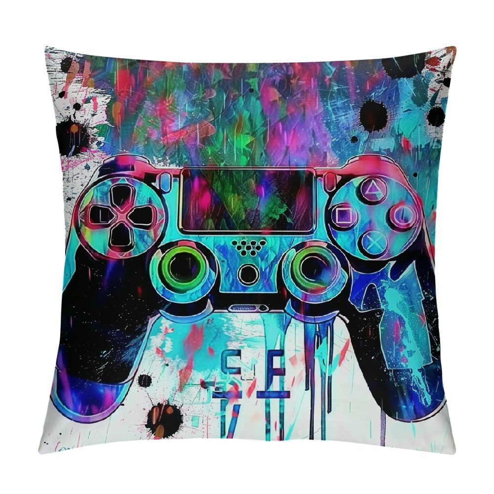 Nawypu Gaming Pillows,Gamer Pillow Covers Decor,Gaming Room Decor