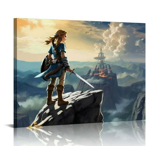 Nawypu Gaming Poster Poster Video Game HD Print on Canvas Painting Wall Art for Living Room Decor Boy Gift
