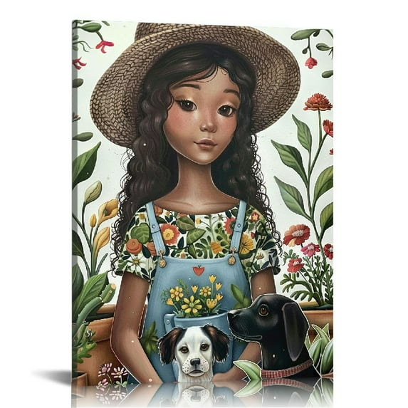 Awypu Gardening Poster 'In My Garden,Every Color Flourishes' Aluminum Tin Sign Wall Art for Garden,Outdoor Decor,Black History Month Gift