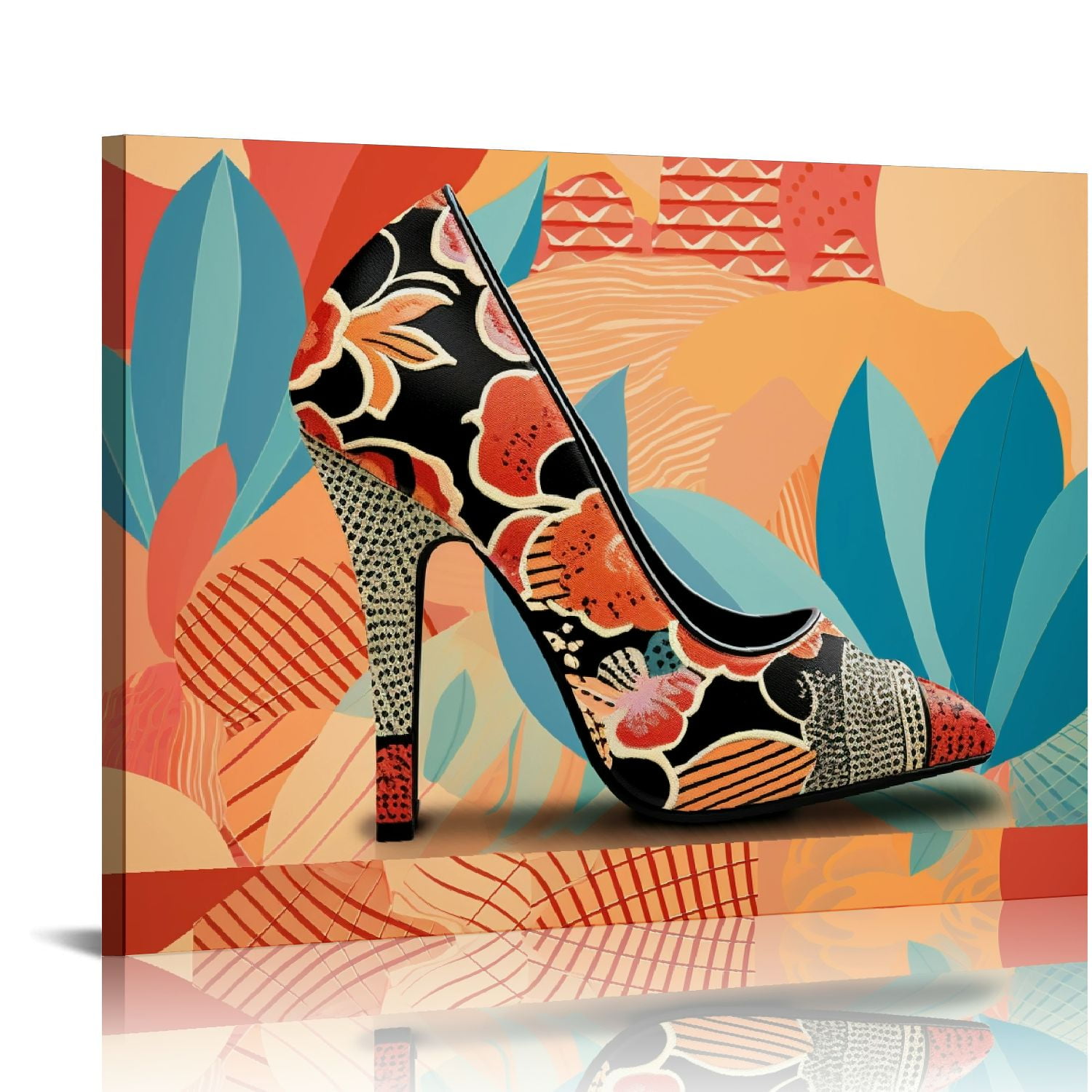 Nawypu Glam Fashion Wall Art Black And White Bathroom Wall Art Abstract