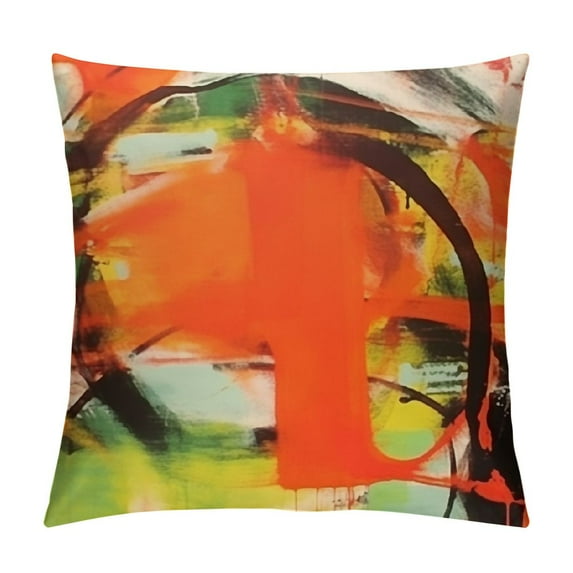 Nawypu Graffiti Style Print Throw Pillow Case Cover for Sofa Bedroom Living Room Farm Home Decor