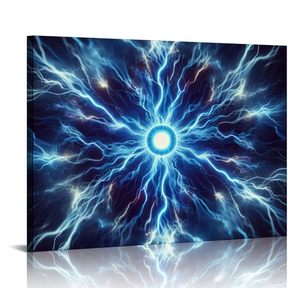 Nawypu Green Blue Aurora Wall Art Northern Light Canvas Prints on Picture Aurora Borealis Nature Starry Scenery Landscape Painting Modern Wall Decor for Home Bathroom Bedroom,floral,Print