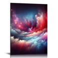 thumbnail image 1 of Nawypu Green Blue Aurora Wall Art Northern Light Canvas Prints on Picture Aurora Borealis Nature Starry Scenery Landscape Painting Modern Wall Decor for Home Bathroom Bedroom,Artwork,Print, 1 of 5