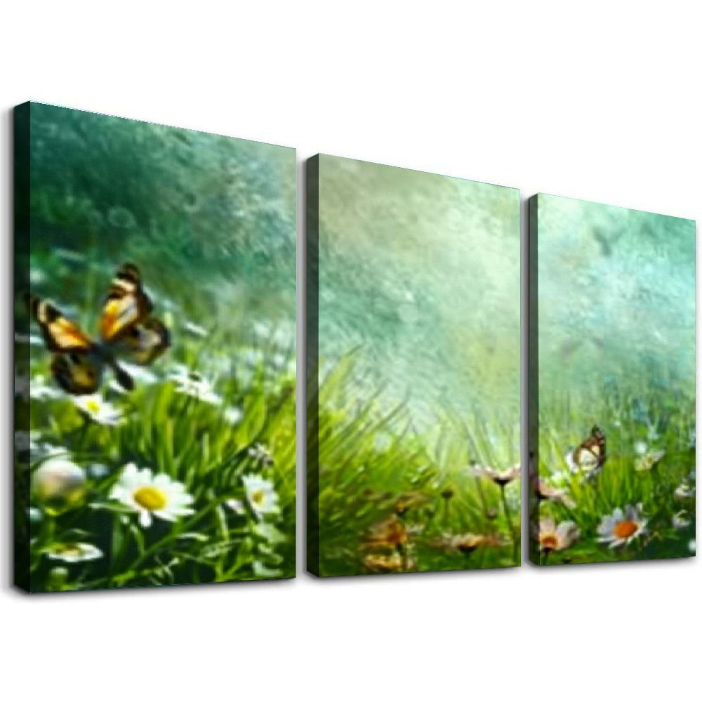 Nawypu Green Forest Wall Art Prints Funny Fantasy Art Canvas Paintings