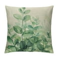 thumbnail image 1 of Nawypu  Green Plant Throw Pillow Covers Decorative Green Succulent Leaves Square Pillow Cases 18x18 Inches Farmhouse Spring Green Plants Cushion Covers for Sofa Couch Home Decoration, 1 of 5