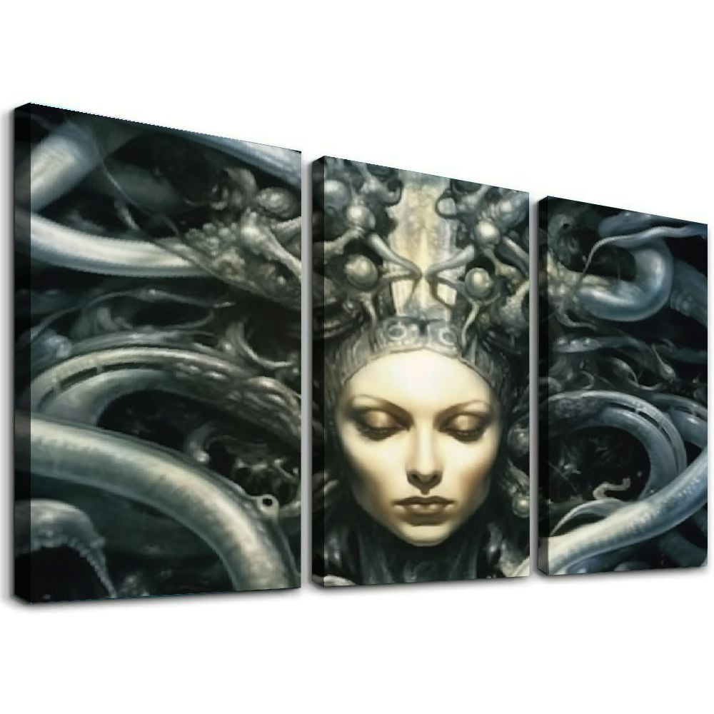 Nawypu HR Giger Fantasy Artwork Poster Wall Art Li II Surrealism Art ...