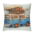 thumbnail image 1 of Nawypu  Happy Camper Pillow，Pillow Cover, Camper Gifts,Camper Decorations，Best Gifts for rv Owners,Happy Camper Decor, rv Decorations，Gifts for Campers, 1 of 5