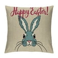 thumbnail image 1 of Nawypu Happy Easter Pillow Covers Rabbit Ears Plant Decorative Pillow Covers Porch Outdoor Home Decor Floral Farmhouse Holiday Sofa Couch Cushion Case for The Home Couch, 1 of 5