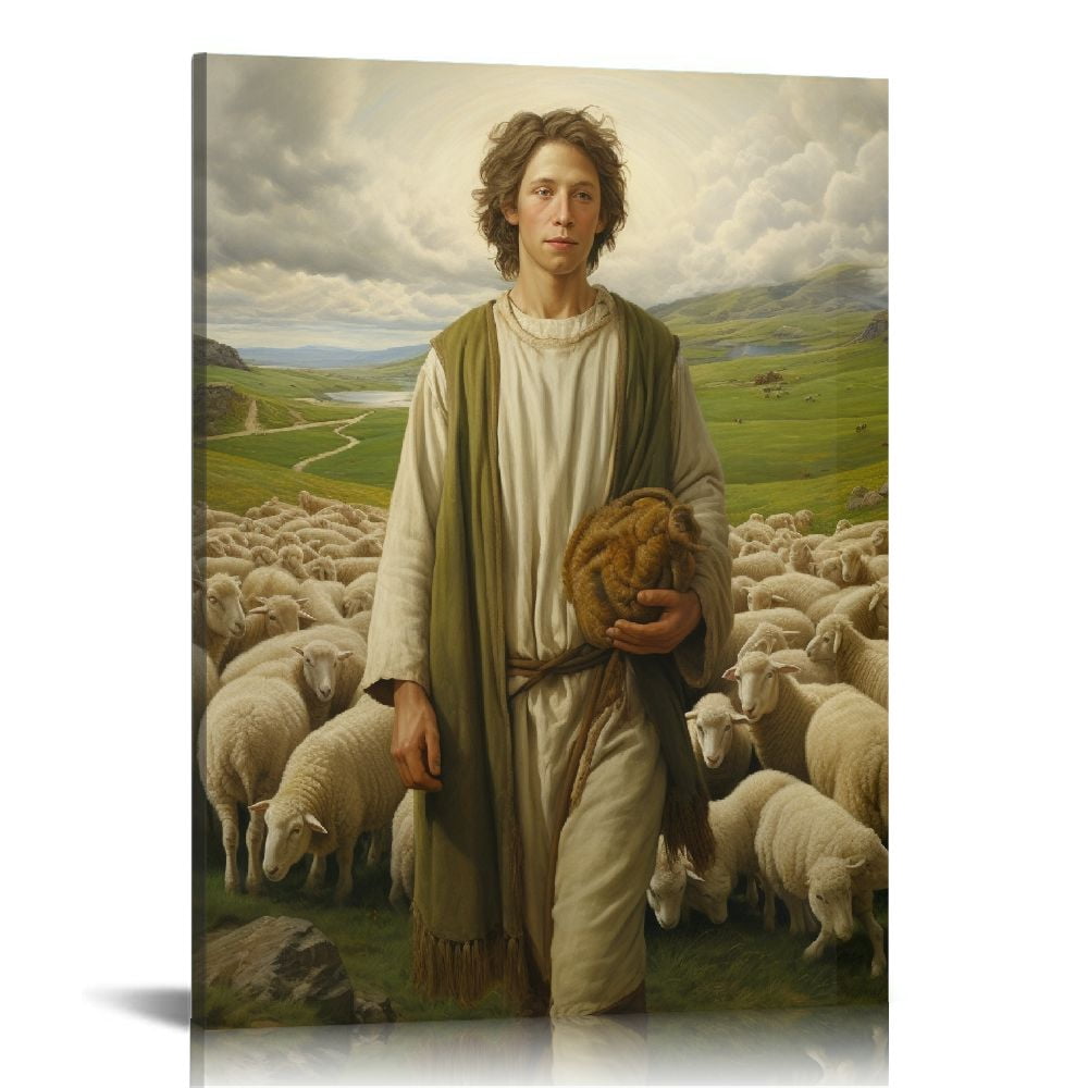 Nawypu He Ran, He Rescued He Carried Canvas Print Depicting Jesus and ...