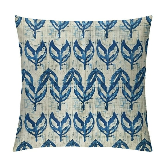 Nawypu Herringbone Printed Decorative Square Accent Throw Pillow Cover - Sofa, Chair, Couch, Bedroom, Living Room, Farmhouse Home Decor -